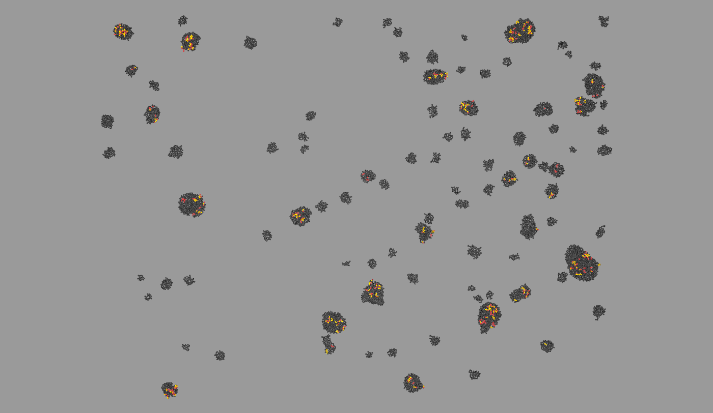 GOL-style multi-agent simulation preview